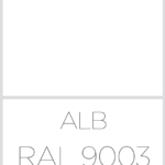 Novatik RONDA - Alb RAL 9003